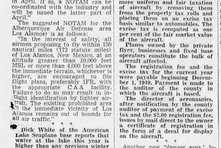 NOTAM’s (Notice to Airman) Issued During or Immediately After the 1950 Farmington Armada Mass UAP…