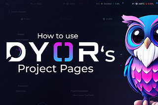 The Complete DYOR Playbook: Master Project Pages and Tools