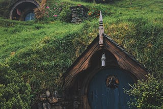 Hobbit-style underground houses