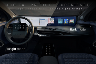 How to design for a 48 inch display in-vehicle experience.