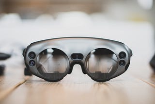 Artist’s render of what a pair of augmented reality glasses might look like