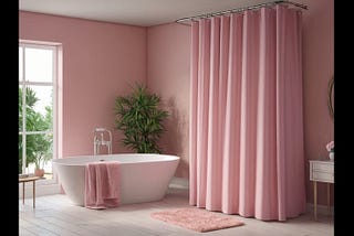 Pink-Shower-Curtain-1