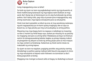 Bulsu Capture issues statement after facing controversies over ethics