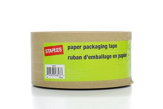 Reinforced Standard Grade Paper Packaging Tape for Heavy Tasks | Image