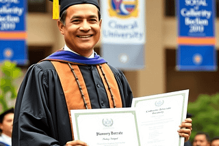 Awarded Honorary Doctorates