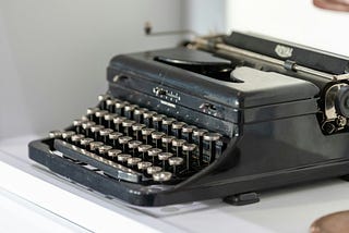 image of a typewriter