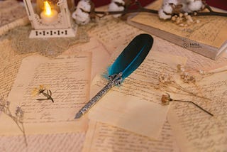 I started writing to escape from your memories…