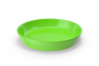 Green Low Pet Bowl