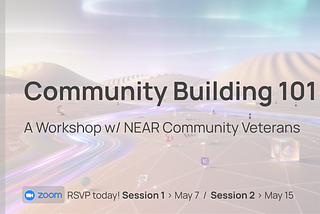 Announcing the Community Building 101 Workshop