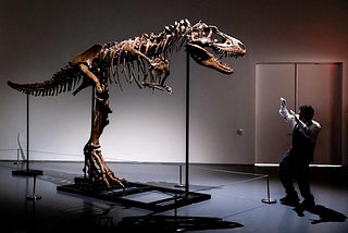 Night of terror at the museum as 76-million-year-old T-Rex skeleton comes to life