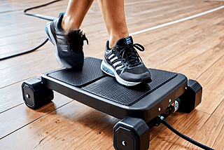 Mini Stepper with Resistance Bands-1