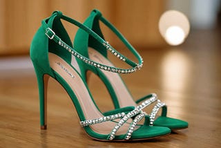 Strappy-Green-Heels-1