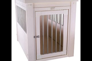 new-age-pet-innplace-dog-crate-antique-white-small-1