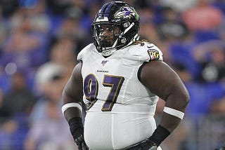 Ravens defensive tackle Mike Pierce out for season