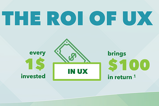 ROI of UX and experience work