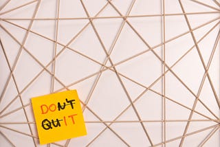 Why quitting is key for innovation.