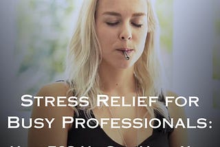 Stress Relief for Busy Professionals: How 528 Hz Can Help You Thrive in the Workplace