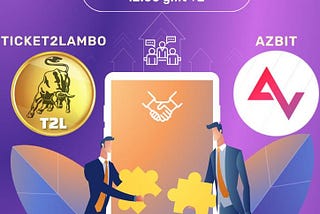 Ticket2Lambo partners with Azbit