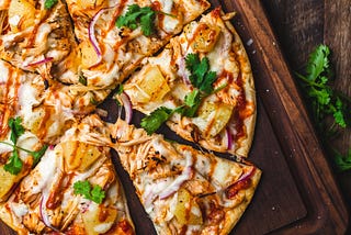 Delicious pizza straight from a wood-fired oven