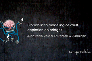 Probabilistic modeling of
vault depletion on bridges