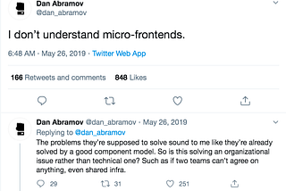 How We Build Micro Frontends