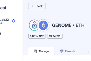Get GENOME rewards right now for providing GENOME/ETH LP