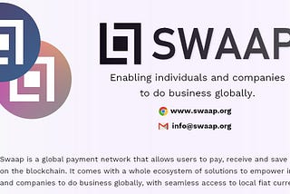 SWAAP-Make Payments and Make Other Transactions With Tokens Without Problems.