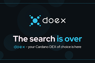 Hype Growing as DOEX Set to Become the First DEX on Cardano