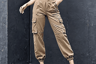 Khaki-Cargo-Pants-For-Women-1