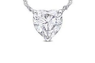 Heart-Shaped Lab-Created Moissanite Pendant from Delmar at Nordstrom Rack | Image