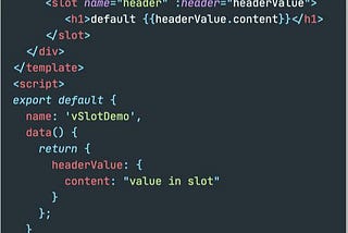 Two ways to use slot in Vue