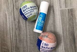 CBD Living: Freeze and Bath Bombs