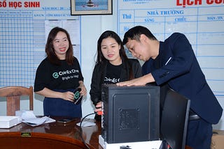 Lời cảm ơn chân thành: Học sinh bày tỏ lòng biết ơn đối với CoinEx Charity