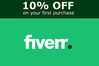 Fiverr: Get 10% discount OFF on your first order