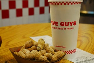 “Five Guys? Not Tonight, Love.”
