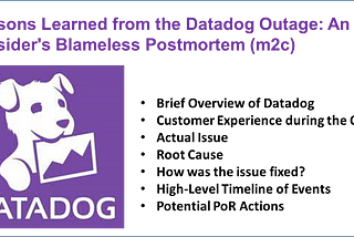 Datadog Outage Case Study