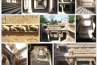 Postcard Greetings from Adalaj, India.