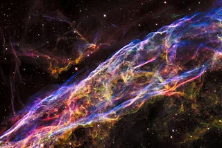 A Supernova in space