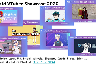 Virtual Being World 2020: “New Play Together!” in SIGGRAPH BoF