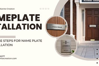 Nameplate Installation Guide — Urbanite Creation