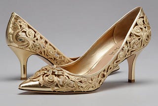 Gold-Shoes-Low-Heel-1