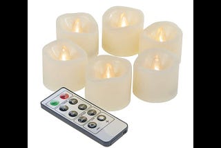 izan-6-pack-flameless-battery-operated-led-tealight-candles-with-remote-waved-to-1