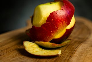 Peeling an Apple in Autumn