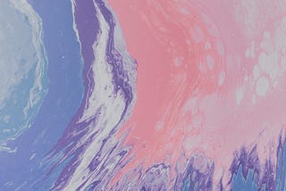 A gradient pastel waterboard