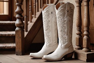 White-Cowboy-Boots-Knee-High-1