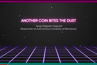 How Big a Problem Is Dust for Bitcoin?