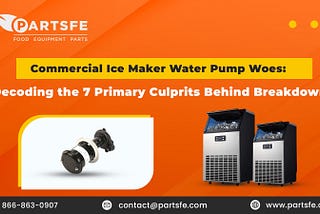 commercial ice maker water pump