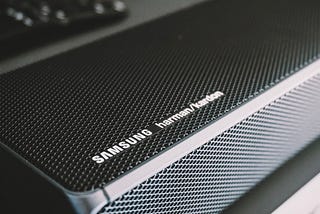 Enjoy the best sound quality with Samsung Soundbar