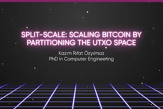 Split Scale: Scaling Bitcoin by Partitioning the UTXO Space