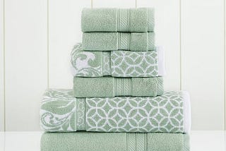 pacific-coast-textiles-trefoil-filigree-6-piece-cotton-adult-bath-towel-set-sage-1